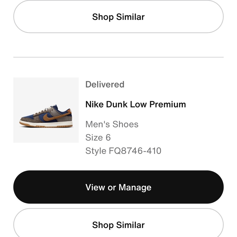 Nike Kids' Blue and Brown Sneakers - Picture 8 of 8